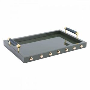 Bandeja de Madera para Servir Té con Asas de Metal, Diseño Minimalista Elegante, Acabado Resistente y Duradero de Primera Calidad, Perfecta para Té y Café - Product Image 5