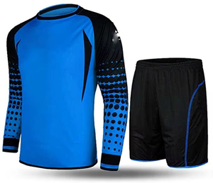 Professional Padded Goalkeeper Jersey Set Anti Collision Sponge Goalie <b>Shirt</b> Long Sleeve Football Keeper Uniform Training Sports - Product Image 4