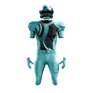 Uniforme de Fútbol Americano Estilo Profesional, Conjunto de Tela de Poliéster Ligera, Duradera e Ideal para Deportes de Equipo - Product Image 1