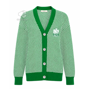 Iota Phi Lambda Sorority <b>Cardigan</b> <b>Sweater</b> Women's Embroidered Crest Button Front V-Neck Long Sleeve <b>Cardigan</b> Greek Life Apparel - Product Image 1