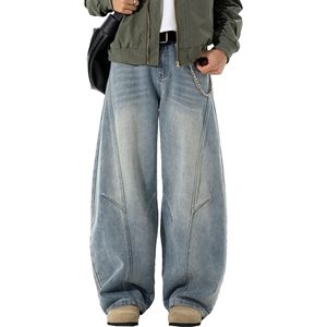 Designer Baggy Denim <b>Jeans</b> for <b>Men</b> Wide Leg Oversized Streetwear Global Export Quality Wide Leg Denim <b>Jeans</b> High Waist Stonewash - Product Image 1