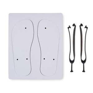 รองเท้าแตะฟลิปฟลอปสำหรับชายหาดพิมพ์ซับลิเมชันขนาด XL - Product Image 4