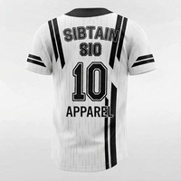 Maillot de baseball personnalisé par sublimation, broderie unisexe, uniforme d'équipe à manches courtes boutonnées, logo, nom et numéro cousus, maille respirante