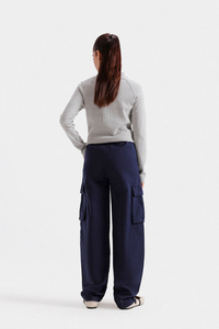 เสื้อยืดคอกลมแขนยาวผ้าแคนวาสคุณภาพสูงสำหรับผู้หญิง เนื้อผ้าริบ ระบายอากาศได้ดี ไม่เป็นขุย แห้งเร็ว ทรงปกติ - Product Image 6