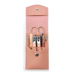 Ensemble de 7/12/16 pièces en acier inoxydable pour manucure et pédicure, comprenant coupe-ongles, cure-oreilles, ciseaux à ongles, finition or rose, pour ongles des pieds - Product Image 6