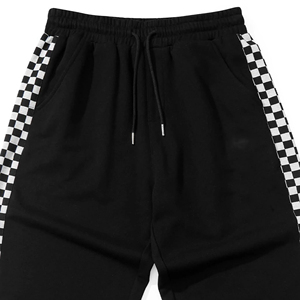 High Quality <b>Men's</b> <b>Elastic</b> <b>Waist</b> Mid Rise Straight Cut Casual Wears <b>Trousers</b> 100% Cotton Windproof Customizable <b>Trouser</b> - Product Image 2