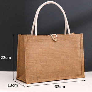 Bolsas de Yute Resistentes con Asas de Cuerda para Fácil Transporte - Product Image 3