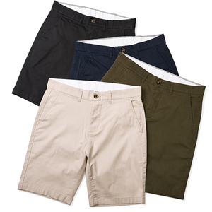 Pantalones Cortos Chino de Algodón Ecológico para Hombre, Directo de Fábrica, Largura Media, Estilo Vintage Casual, 4 Bolsillos, Transpirables, Proveedor ODM - Product Image 4