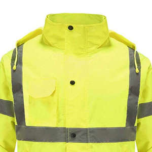 Chaqueta de Seguridad Reflectante con Logotipo Personalizado, Alta Visibilidad, para Construcción, Overol de Trabajo, Ropa de Trabajo de Invierno, Algodón con Certificación Oeko-Tex, Antialérgica - Product Image 1