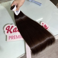 Paquets de cheveux humains droits vierges vietnamiens 10A 12A 18-22 pouces 100g Les extensions de cheveux en vrac non transformés peuvent être permanentes