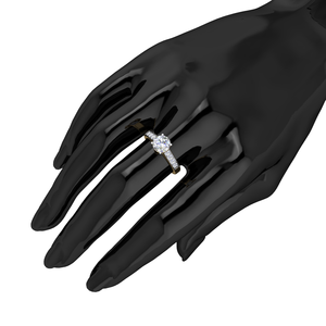 Anillo de Compromiso/Boda Clásico de Lujo para Mujer, Plata 925S, Diamante Cultivado en Laboratorio de 1.3 Quilates, Claridad VS, Color E, Corte Brillante, Certificado IGI, Regalo - Product Image 4