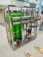 Filtre de purification d'eau 500 litres par heure traitement de l'eau par osmose inverse EDI purificateur UV Machine à emballer