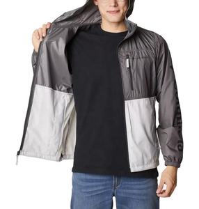 Men Color Blocked <b>Hooded</b> <b>Soft</b> <b>Shell</b> <b>Jacket</b> Zip Fly Water Resistant Polyester Outdoor Wear Regular Fit All Seasons - Product Image 3