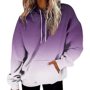Sudaderas con Capucha para Mujer, Tejidas, Estampadas, Lavadas al Ácido, de Primera Calidad, con Logotipo Personalizado, Color Sólido, Invierno, 100% Algodón, Más Vendidas - Product Image 6