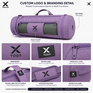 Bolsa de Transporte para Esterilla de Yoga Personalizada OEM, Impermeable, para Gimnasio, Pilates, con Correa Ajustable y Múltiples Bolsillos - Product Image 4
