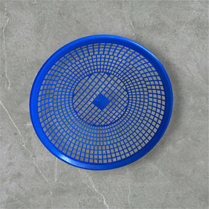 Hot Sell Wholesale Round Shape Plastic Kitchen Washing Baket Rice <b>Strainer</b> <b>Mesh</b> Vegetables Storage Basket - Product Image 3