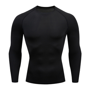 เสื้อยืดรัดรูปผู้ชาย เสื้อกีฬา วิ่ง ฟิตเนส ระบายอากาศได้ดี แขนยาว - Product Image 2