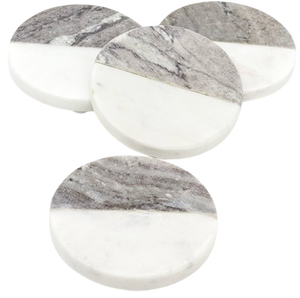 Nouveau dernier Design métal 2025 Top vente métal et pierre décor de Table sous-verre prix de gros ustensiles de cuisine café sous-verre - Product Image 2