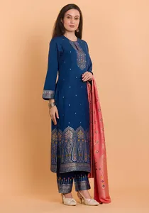 Safaa- Wholesale Indian Ethnic Wear Viscose Woven <b>Suit</b> Traditional Party Wear Kurti Set <b>for</b> <b>Women</b> <b>Dress</b> Material Pakistani <b>Suits</b> - Product Image 2