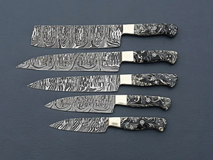 Kitchen <b>Knife</b> <b>Set</b> Stainless Steel Professional Chef <b>Knife</b> <b>Set</b> with <b>Sharp</b> Blade and Sheet Handle - Product Image 2