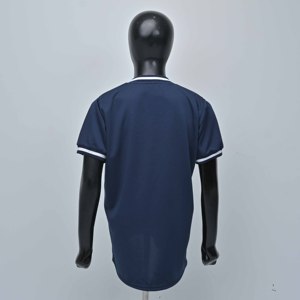 JSU <b>V</b>-<b>Neck</b> <b>T</b>-<b>Shirt</b> Navy Blue Regular Fit Short Sleeve Unisex Breathable Jersey Fabric Casual Style Greek letter activewear <b>shirt</b> - Product Image 3