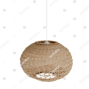 Meilleures ventes, lustre en rotin et bambou fait main, luminaire suspendu pour la décoration de la maison, restaurant, café, projets hôteliers - Product Image 6