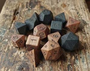 TAQI CRAFT INTERNATIONAL Artisan Crafted Resin Wood <b>Dice</b> <b>Set</b> Custom Epoxy Resin Wooden <b>Dice</b> Premium Tabletop Decorative Resin - Product Image 1