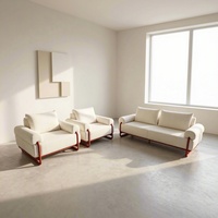Canapé plat emballé pour la distribution au détail, pour villa de luxe, mobilier de salon moderne, fauteuil d'appoint compressé de haute qualité, OEM