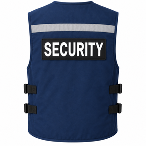 Chaleco de Seguridad Reflectante al por Mayor, Chaleco de Trabajo de Seguridad, Chaleco Táctico con Bolsillos, Chaleco de Guardia Industrial Personalizado de Color Sólido - Product Image 2