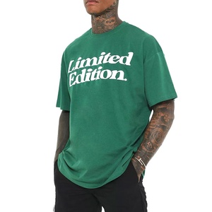 Top Ranking Plain Heavy 100% algodón camiseta Unisex impresión personalizada Logo cuello redondo Camiseta tamaño Regular hombres camiseta para hombres - Product Image 1