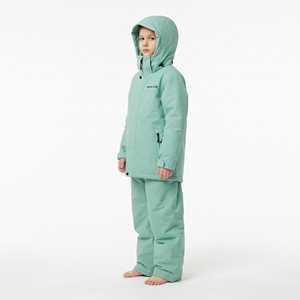 Traje de Esquí para Niños Hawkeye, Chaqueta y Pantalones Impermeables con Capucha para Snowboard, Aislamiento Sintético Verde, Ropa para Exteriores - Product Image 6