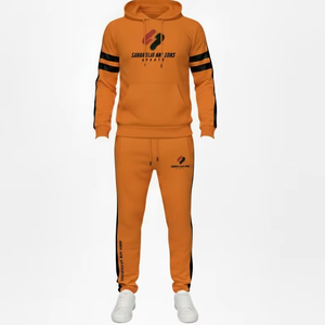 Ensemble jogging et sweat à capuche pour homme, design personnalisé, tenue de sport décontractée unisexe - Product Image 1