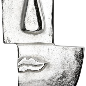Escultura de Calavera de Toro Plateada, Figura Artística Metálica Hecha a Mano, Decoración de Mesa, Estilo Rústico, Tema Animal para Sala de Estar - Product Image 6