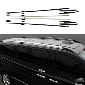 Barres de toit en alliage d'aluminium robustes et durables LXRV, <span class=keywords><strong>porte</strong></span>-bagages, barres latérales pour <span class=keywords><strong>Mercedes</strong></span> Benz <span class=keywords><strong>Vito</strong></span> Viano Long L3 - Product Image 5