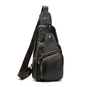 Bolso de Pecho de Cuero Genuino Retro de Alta Calidad para Hombre 2026, Bolso de Hombro Duradero y Moderno para Uso Diario y al Aire Libre - Product Image 3