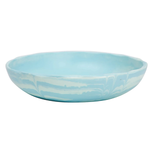 Assiettes à salade de luxe en résine écologique, texture marbre poli, motif tourbillon aquatique, pour la décoration de la maison, l'hôtellerie, la restauration et les fêtes - FAIZA CRAFT - Product Image 4