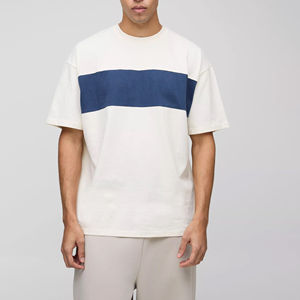 Camiseta Casual Oversize de Diseño Personalizado Estilo Hip Hop para Hombre, 100% Algodón, 220g, Ecológica, Manga Corta, Anti-Pilling, Alta Calidad - Product Image 1