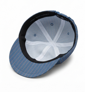 Gorro Deportivo Ligero para Verano, con Rayas Azules, Protección UV, Banda Absorbente y Tejido Transpirable - Product Image 4
