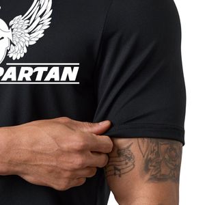 Camiseta Negra con Estampado Gráfico para Hombre, Camiseta Informal de Manga Corta de Poliéster, Cuello Redondo, Ropa Deportiva de Verano, Ligera y Cómoda - Product Image 6
