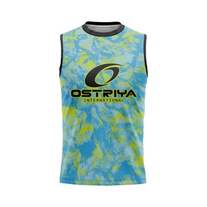 Sweat-shirt sans manches en jersey tricoté 100% coton, taille plus, été, logo personnalisé OEM, vente en gros pour hommes - Product Image 1