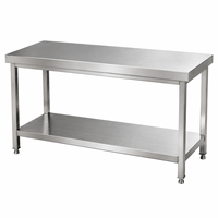 Werkblad van roestvrij staal 201 304, 18 gauge, zwaar metaal, voor professionele restaurantkeukens