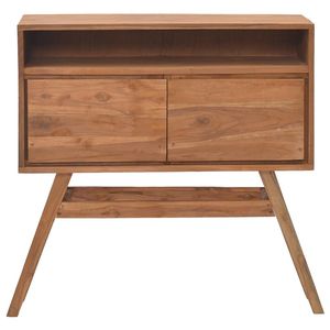 Tavolo Console in Legno di Teak Naturale Massiccio, Dimensioni Standard - Product Image 3