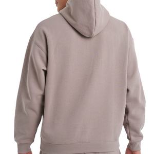 2025 ropa de calle de alta calidad 360gsm 100% algodón Sudadera con capucha de gran tamaño Casual en blanco personalizado Sudadera con capucha para hombres básicos - Product Image 2