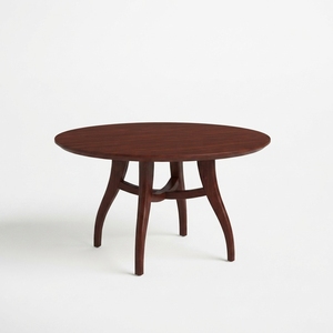 Teak Wood Garden <b>Set</b> Outdoor <b>Dining</b> <b>Table</b> Natural Solid <b>Round</b> Patio Furniture <b>Set</b> Wooden Backyard Seating <b>Dining</b> Room Box - Product Image 1