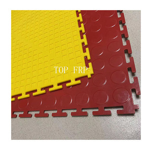 กระเบื้องปูพื้นโรงรถไวนิล PVC แบบประกบกันได้ เหมาะสำหรับคลังสินค้า/โรงงาน/โชว์รูม/โรงยิม ฯลฯ - Product Image 2