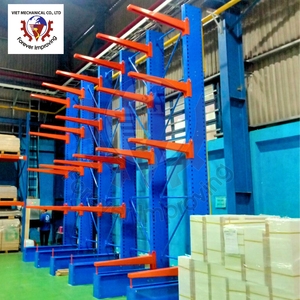 Heavy-Duty Metal Storage <b>Rack</b> Corrosion-Protected Steel Cantilever System for Warehouses for <b>Stacking</b> <b>Racks</b> & <b>Shelves</b> on Sale - Product Image 1