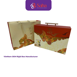 Cajas Rígidas Hechas a Mano con Estampado en Relieve de Lámina Dorada, Laminación Mate, Materiales Reciclables y Biodegradables, Personalizables para Regalos - Product Image 3
