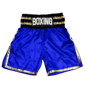 Fabricant OEM de shorts de boxe en satin personnalisés, caleçons de boxe taille haute, vente en gros en vrac, marque privée, approvisionnement direct usine - Product Image 5