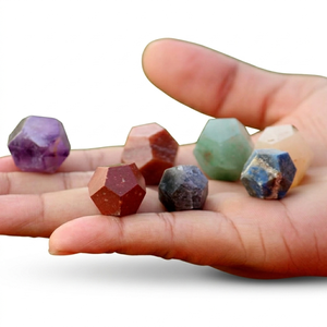 High Quality 7 Chakra Stone Dodecahedron Crystal Natural Reiki Healing Crystal Gemstone <b>Trophy</b> Crystal Gemstone Wholesaler - Product Image 6