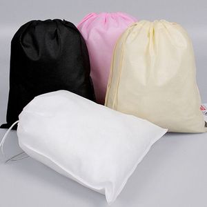 Drawstring Bag Reusable Storage Wholesale Recyclable Travel Shoes Non-Woven Custom Logo Printed Industrial Promotion Use CENPLAS - Product Image 2